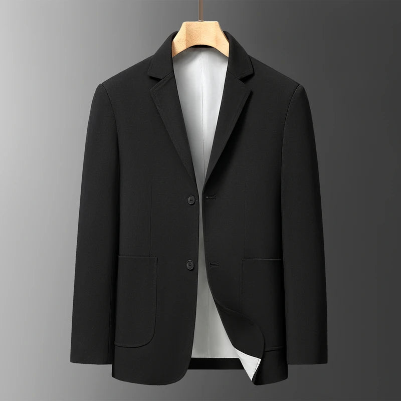 High-quality men's fashionable, stylish, versatile, trendy, casual and business solid-color new spring and autumn suits