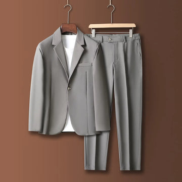 Men's Casual Suit Jacket Korean Style Loose Trendy Single-Breasted Shoulder Spring Autumn Cool Stylish