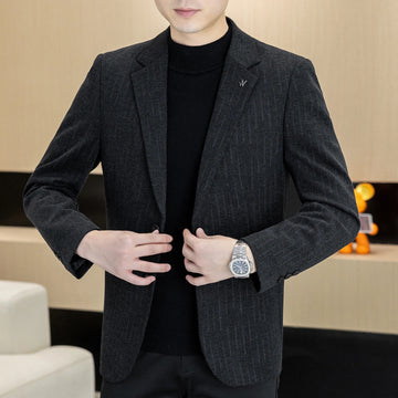 Autumn and winter new men's suits, two-button single-breasted jackets, men's casual business wear, formal wear, and men's suits