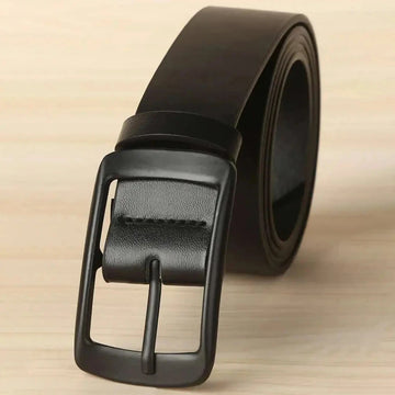 1pc Men's Belt Classic Fashion PU Leather Belt High End Authentic Fashion Metal Buckle Women Belt Paired with Jeans Belt Unisex