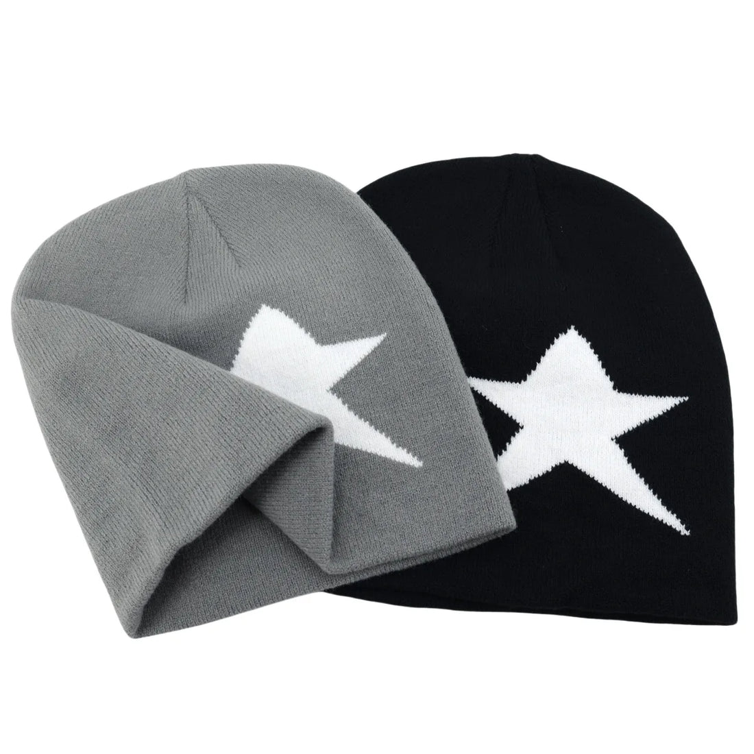 2025 New Star Pattern Warm Beanies for Women Men Winter Autumn Outdoor Skullcap Skiing Hat Y2K Cold Hat Hip Hop Cycling Knit Hat